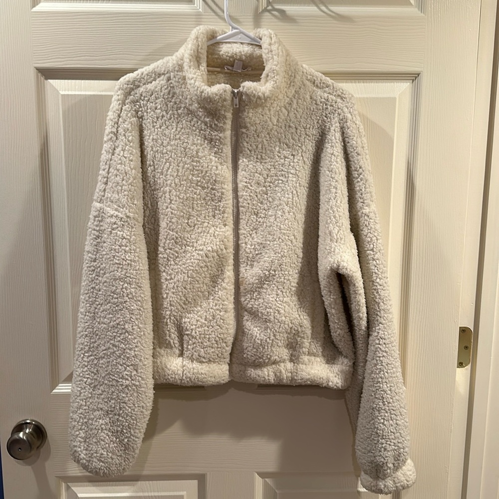 Garage faux sherpa jacket